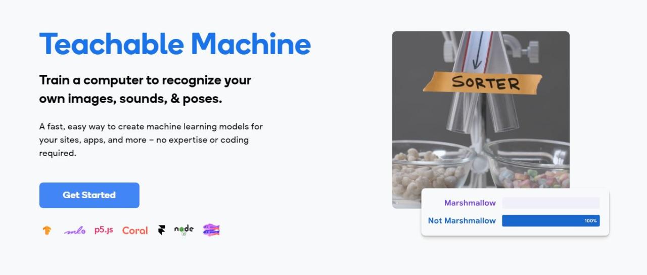 Teachable Machine: By Google Creative Lab Tutorial Machine Learning Tanpa Koding dengan Teachable Machine Google