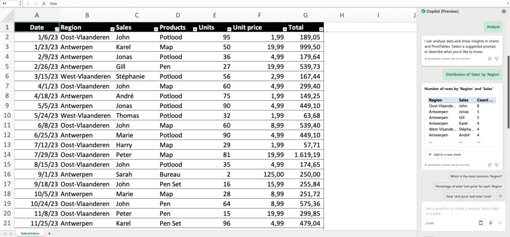 How to load data into Copilot for Excel - Stringfest Analytics Tutorial Analisis Data di Excel Copilot AI